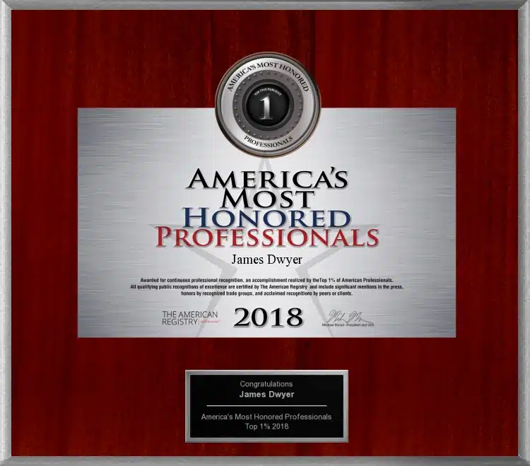 America's Most Honored Professionals Award - Dr. Dwyer